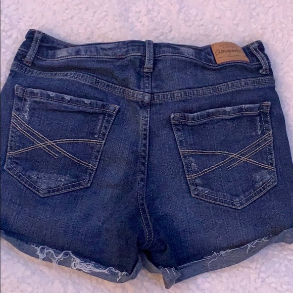 Aeropostale Jeans Aeropostale Ripped High Rise Shorty Jean Shorts Poshmark